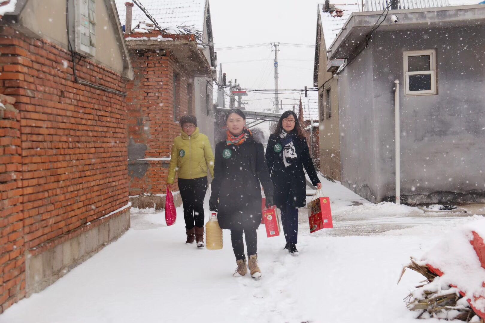 雪中送溫暖  情誼暖人心——公司開展貧困群眾慰問活動(圖1)