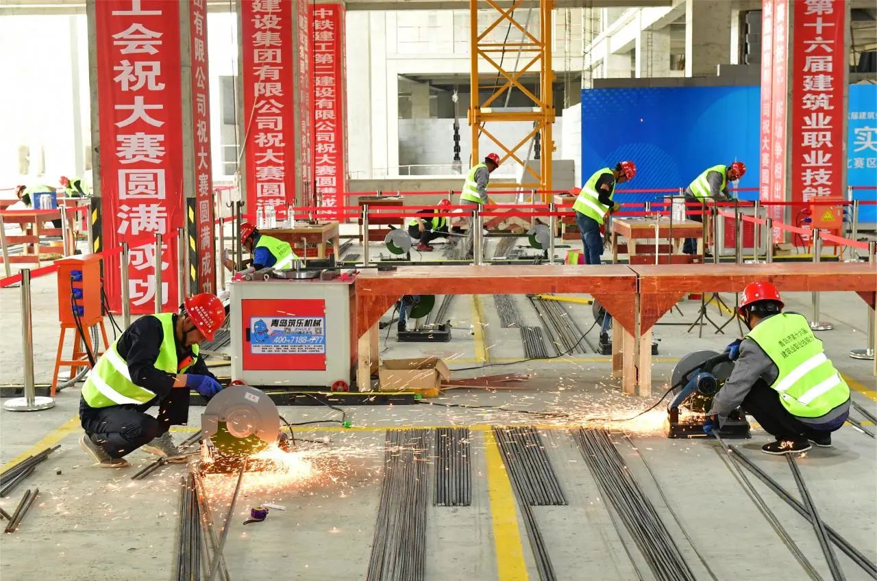 弘揚(yáng)工匠精神，助推中國創(chuàng)造|中建聯(lián)合協(xié)辦青島市第十六屆建筑業(yè)職業(yè)技能大賽(圖5)