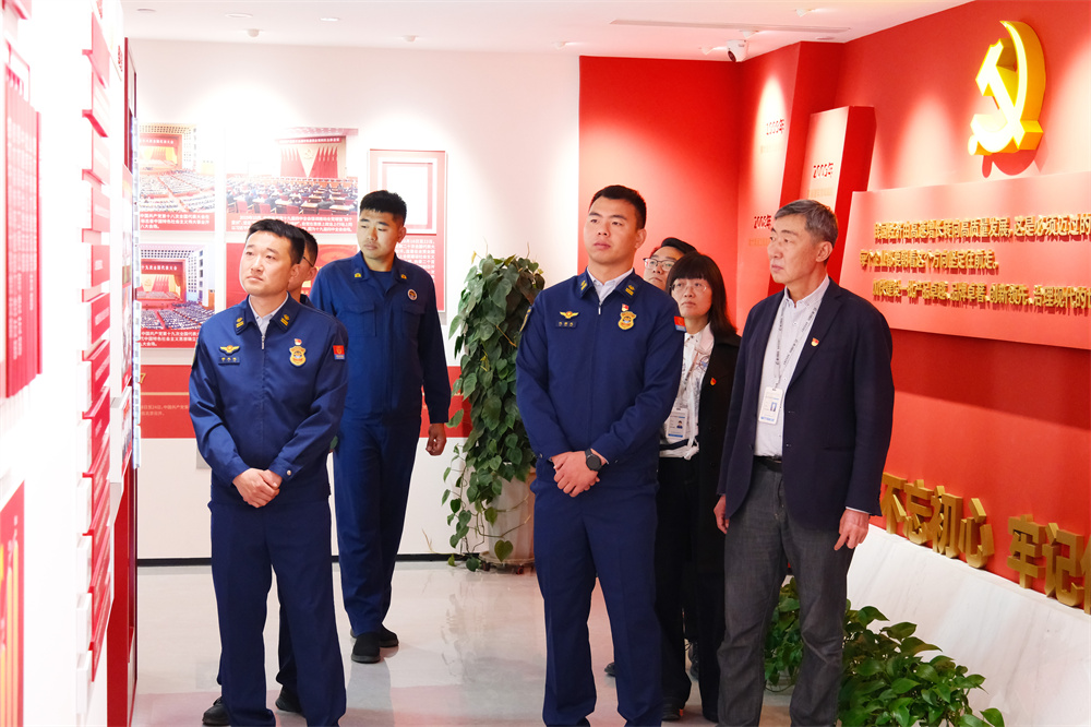 黨建引領 | 中建聯(lián)合與青島市嶗山區(qū)株洲路消防救援站開展黨建共建活動(圖3) 圖片